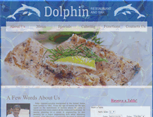 Tablet Screenshot of dolphinseafood.com